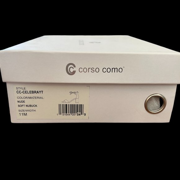 Corso Como Celebrayt Nude Block Heel Pump, Sz. 11 - Picture 2 of 11